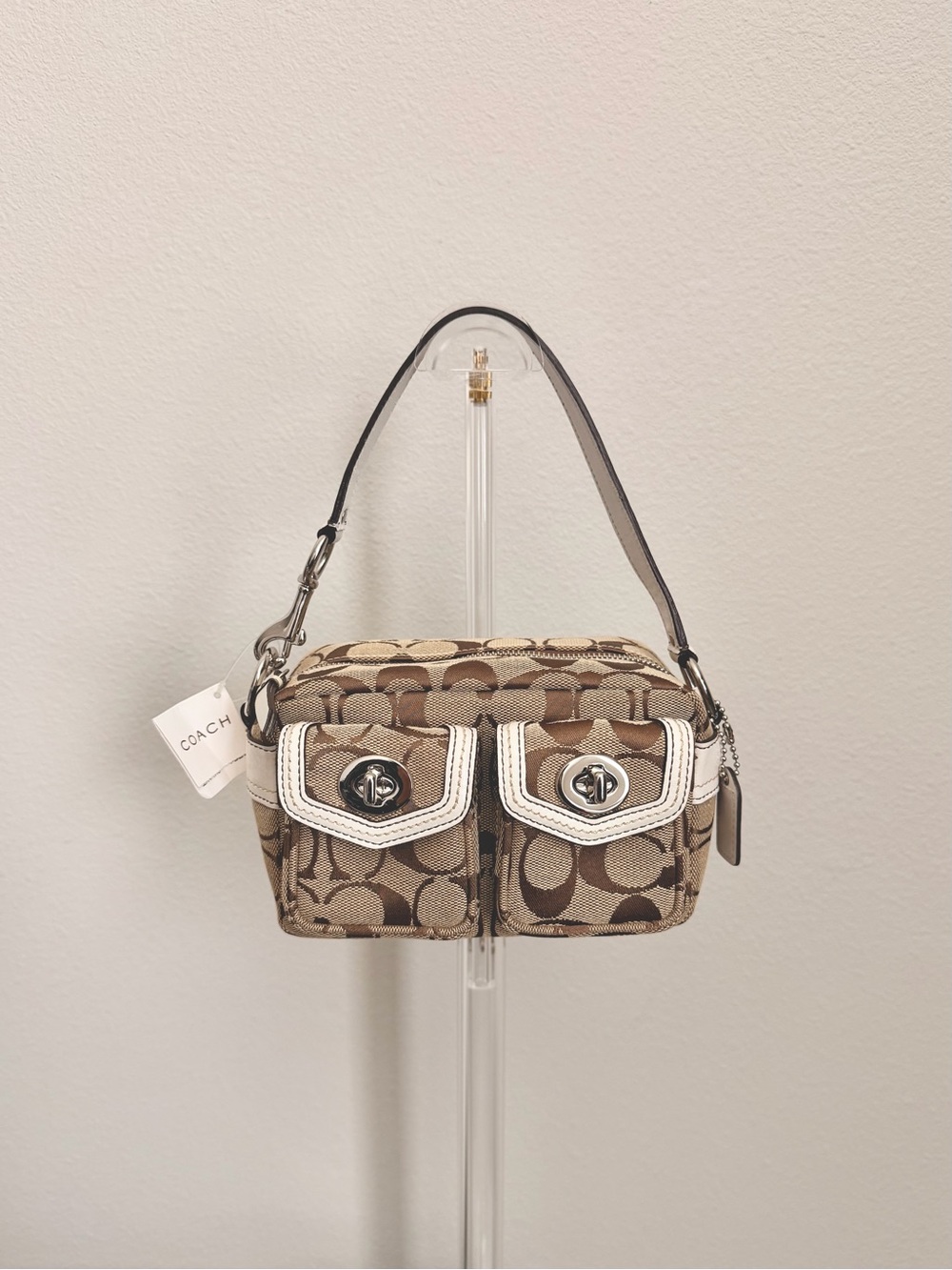 Coach Legacy Turn lock Mini Purse Bag